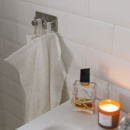 Håndklekrok Base 220 2-Knagg - Børstet Rustritt Stål