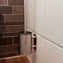 Solid Toalettbørste - Børstet Rustfritt Stål 