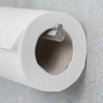 Toalettpapirholder Flow - Børstet Nikkel