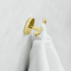 Dobbelknagg Calm - Poleret Messing