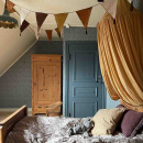 Dørhåndtak Balder - Krom/Sort Tre