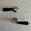 Dørhåndtak Balder - Krom/Sort Tre