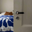 Dørhåndtak Balder - Krom/Sort Tre