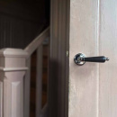 Dørhåndtak Balder - Krom/Sort Tre