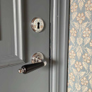 Dørhåndtak Balder - Krom/Sort Tre