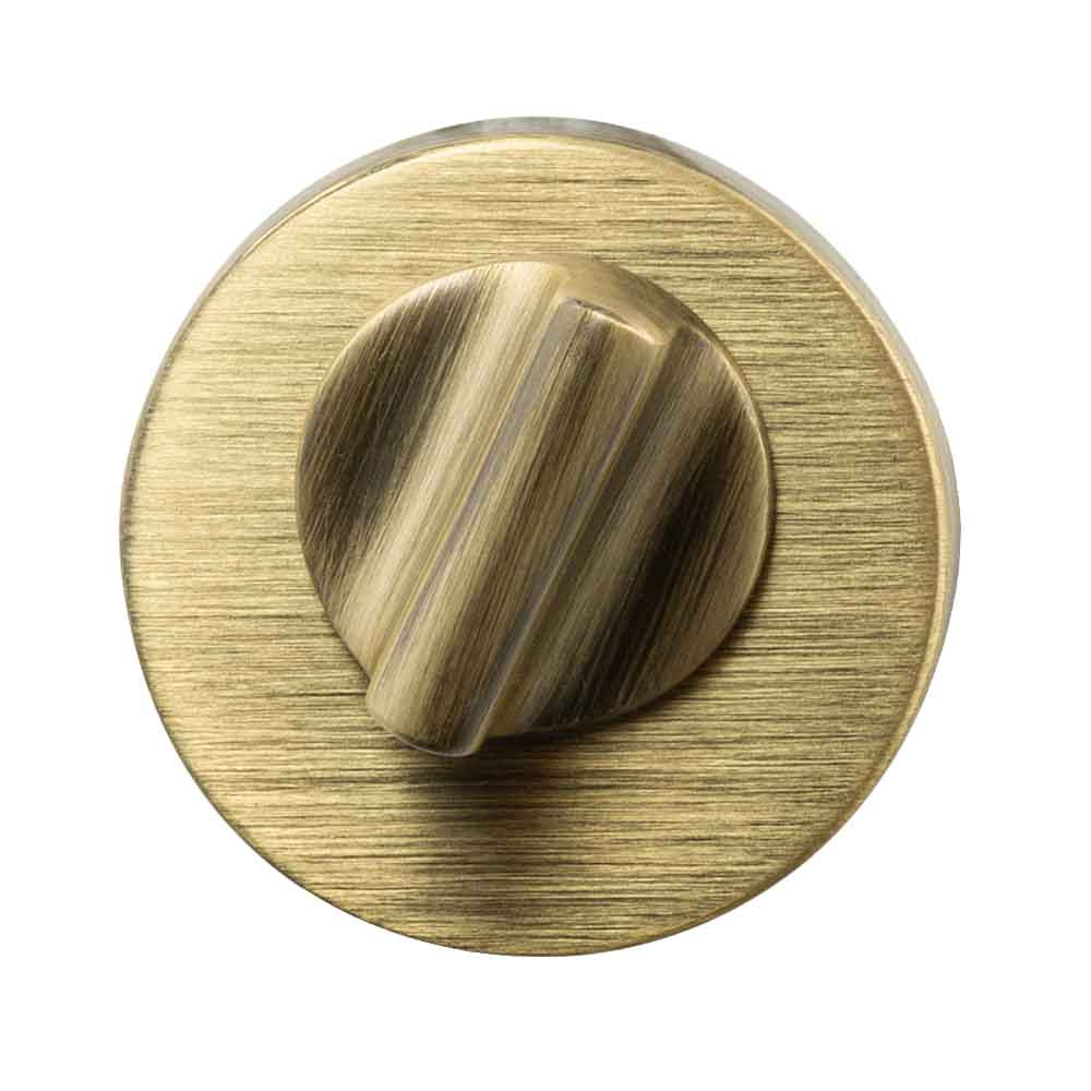 Toalettlås R - Europeisk Standard - Antikk Brons