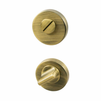 Toalettlås R - Europeisk Standard - Antikk Bronse