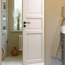 Dørhåndtak Helix 200 Stripe - Skandinavisk Standard - Sort