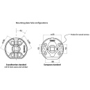 Dørhåndtak Sintra - Europeisk Standard - Matt Sort