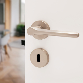 Dørhåndtak Sintra - Skandinavisk Standard - Rustfritt Stål Finish