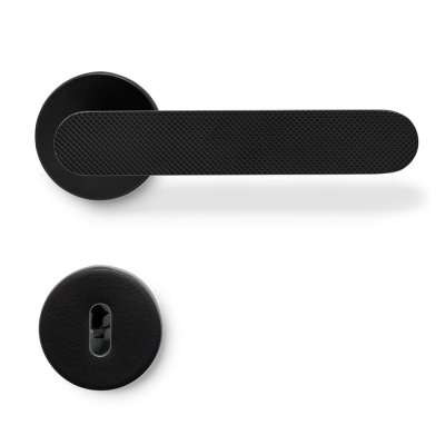 Dørhåndtak Vibe Grip - Skandinavisk Standard - Matt Sort i gruppen Dørhåndtak / Farge/Materiale / Sort hos Beslag Online (752035-41)