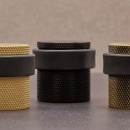 Dørstopper Helix - Rustfritt Stål Finish