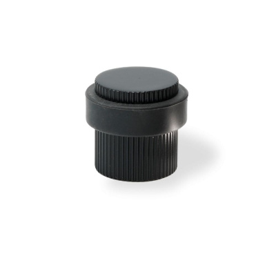 Dørstopper Helix Stripe - Matt Sort i gruppen Dørhåndtak / Vis alle dørhåndtak / Dørstoppere hos Beslag Online (753110-41)