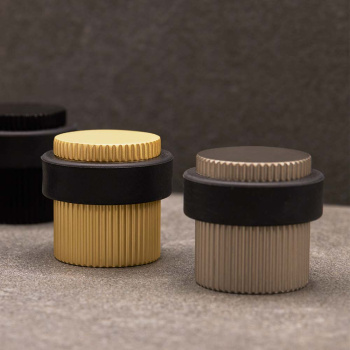 Dørstopper Helix Stripe - Antikk Bronse