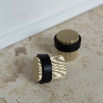 Dørstopper Helix Stripe - Messing