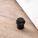 Dørstopper Graf - 27mm - Børstet Sort