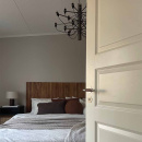 Dørhåndtak Kastrup - Rustritt Stål Finish/Brun Lær