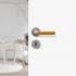 Dørhåndtak Kastrup skinn innpakket fra Beslag Design