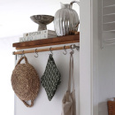 Kjøkkenstang Aveny - 600mm - Komplett - Eik/Børstet Rustfritt