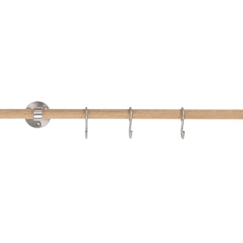 Skjøtestang Aveny - 600mm - Eik/Børstet Rustfritt