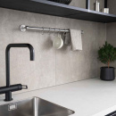 Kjøkkenstang Aveny - 600mm - Komplett - Børstet Rustfritt