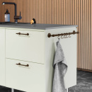 Kjøkkenstang Aveny - 600mm - Komplett - Brunet Messing