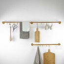 Skjøtestang Aveny - 600mm - Polert Ubehandlet Messing