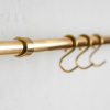 Skjøtestang Aveny - 600mm - Polert Ubehandlet Messing