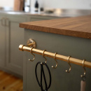 Skjøtestang Aveny - 600mm - Polert Ubehandlet Messing