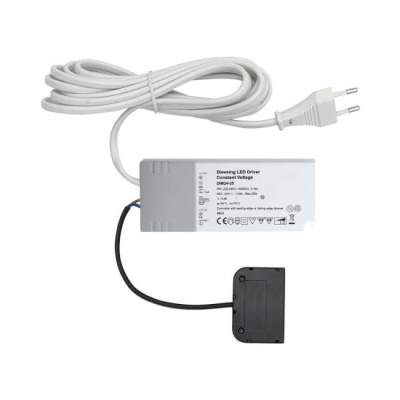 Trafo Triac - 24V / 25W - Dimmbar i gruppen Belysning / Vis all belysning / Trafoer & Tilbehør hos Beslag Online (971185)