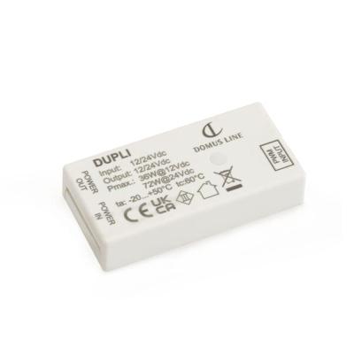 Duplikator Dupli - D-M - 24Vdc i gruppen Belysning / Vis all belysning / Trafoer & Tilbehør hos Beslag Online (971230)