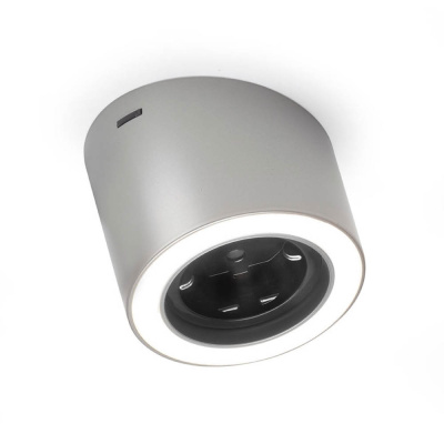 LED-Spot Unika - Stikkontakt - Rustfritt Look i gruppen Outlet hos Beslag Online (972786)