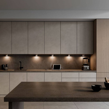 LED-Spot Unika - Stikkontakt - Rustfritt Look