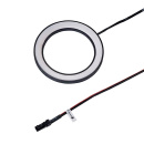 LED-Spot Ringlight - Utenpåliggende - Sort