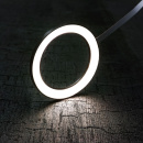 LED-Spot Ringlight - Utenpåliggende - Sort