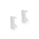 Endestykker SUNUP - Hvit - 2 stk