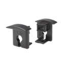 Endeavsluttning Miss - Sort - 2-p