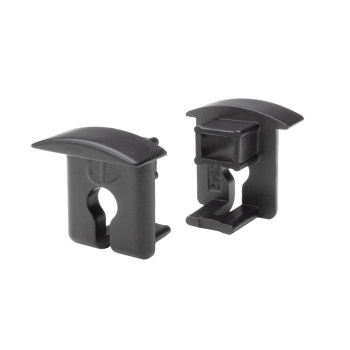 Endeavsluttning Miss - Sort - 2-p