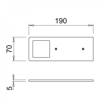 LED-Spot Polar SE - Rustfritt Look