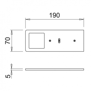 LED-Spot Polar SE SDM - Rustfritt Look