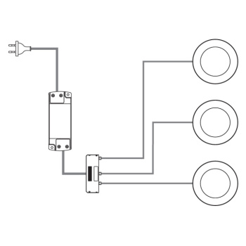 LED-Spot Atom - Rustfritt Look 