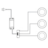 LED-Spot Atom - Hvit