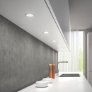 LED-Spot Atom - Rustfritt Look