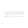 LED-Profil Blade - 2000mm - Aluminium