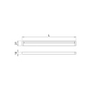 LED-Profil Blade - 2000mm - Aluminium