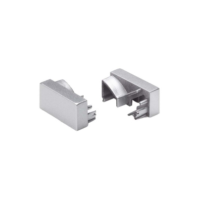 Endeavsluttning Blade - Aluminium 2-p i gruppen Belysning / Vis all belysning / Trafoer & Tilbehør hos Beslag Online (973656)