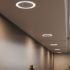 LED-Spot Holl D-M med lokk - Matt Sort