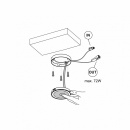 LED-Spot Holl TDM D-M - Utenpåliggende - Rustfritt Look