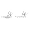 Dimmer Capsens FW - 12/24V - Sort