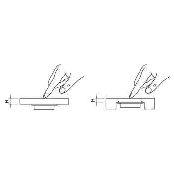 Dimmer Capsens FW - 12/24V - Sort